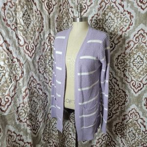 Moondance purple stripped cardigan